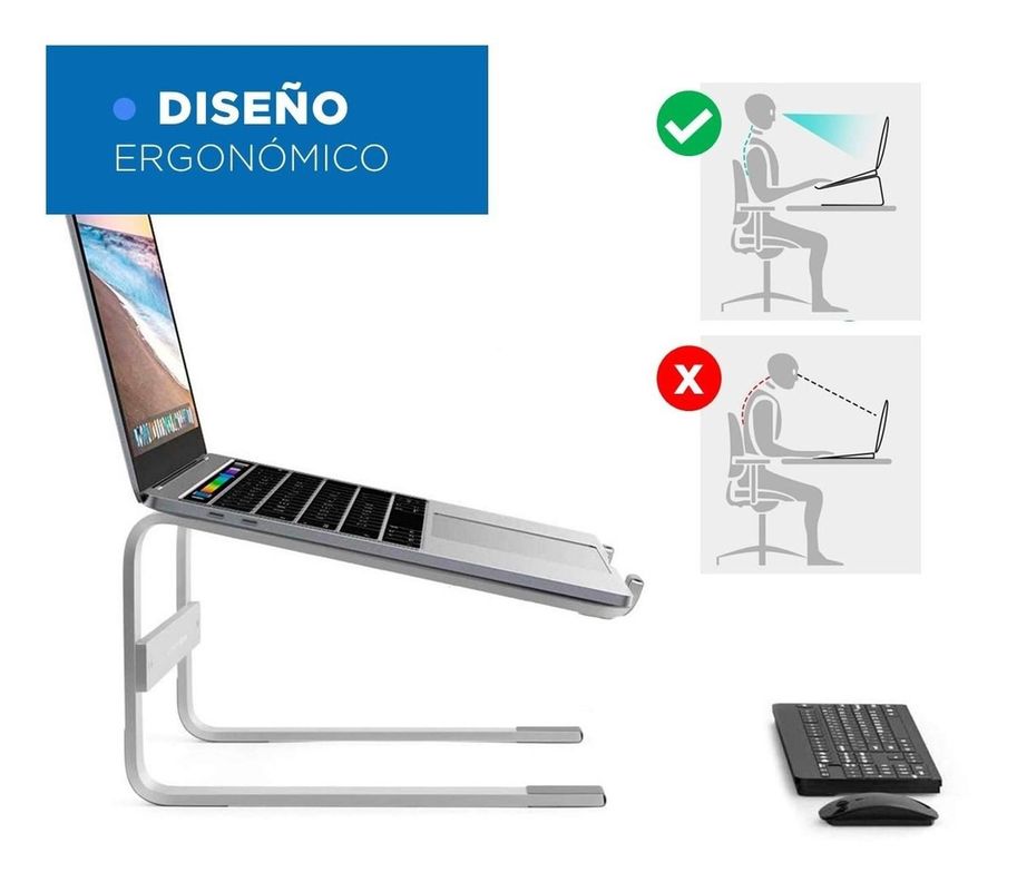 Soporte Notebook Base Aluminio Notebook Linkon-2
