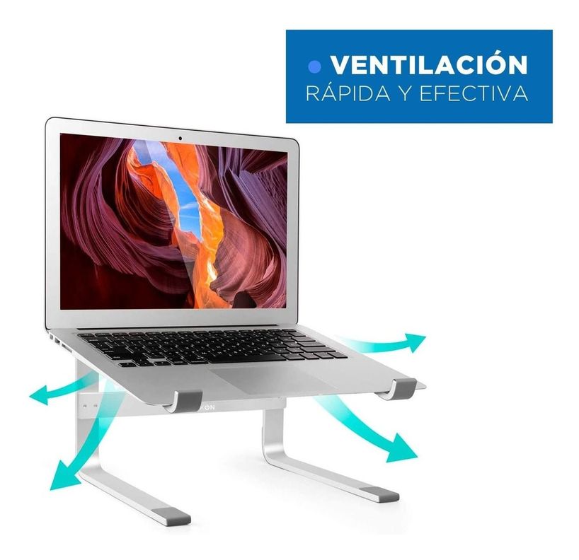 Soporte Notebook Base Aluminio Notebook Linkon-3