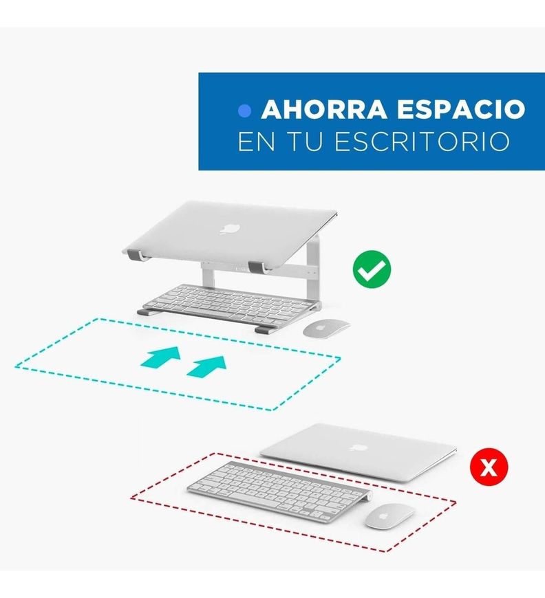 Soporte Notebook Base Aluminio Notebook Linkon-5