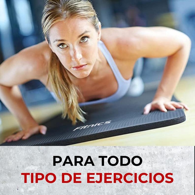 Mat Yoga Colchoneta Ejercicio Extra Grueso 15mm Bolso+Correa  rosa azul-5