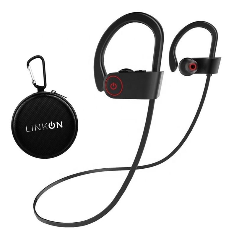 Audifonos Deportivos Inalambricos Bluetooth Microfono Negro