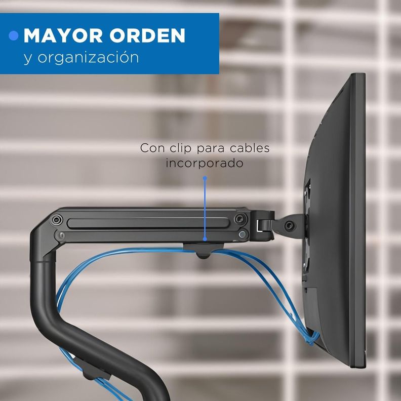 Soporte Brazo Para Monitor Escritorio hasta 32" Linkon Ajust-6