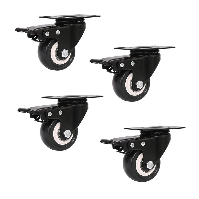 Ruedas Muebles Industriales con Freno 2" Linkon Set 4-0