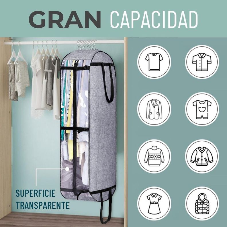 Bolsa Funda Almacenamiento y Viaje CasaTua Ropa Traje-3