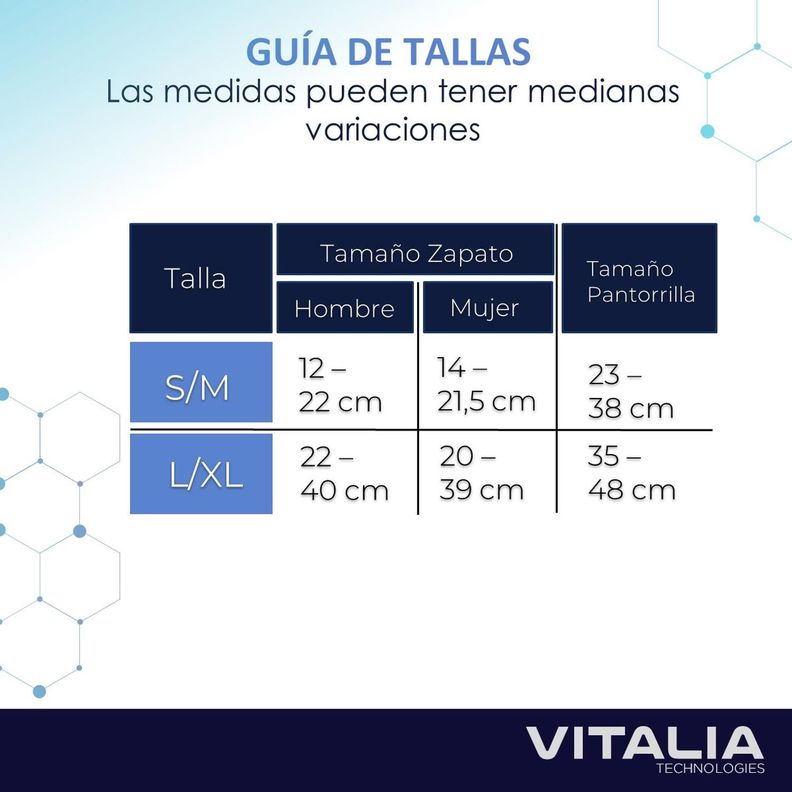 Medias Calcetines de Compresion Cobre Pack 3 Pares Vitalia-4