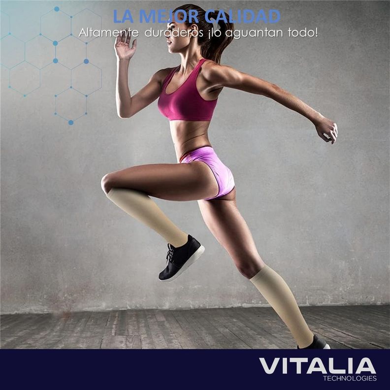 Medias Calcetines de Compresion Cobre Pack 3 Pares Vitalia-5