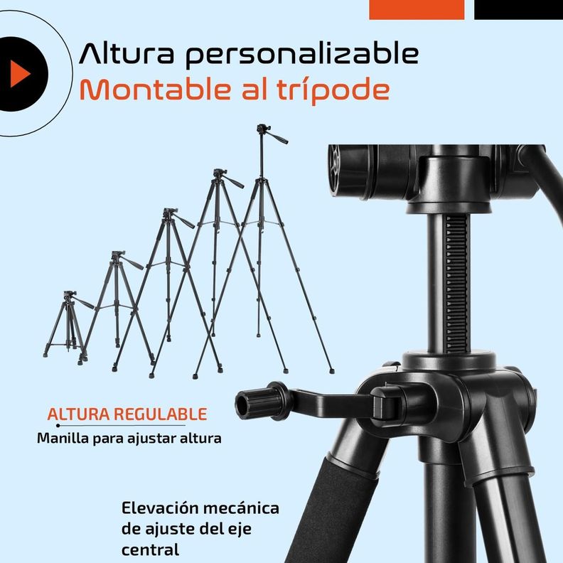 Tripode Camara Celular Tr3pod Aluminio Plegable + Control-3