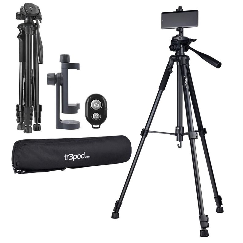Tripode Camara Celular Tr3pod Aluminio Plegable + Control