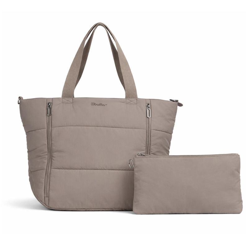 Bolso Tote Bag Cartera Buffer Mujer + Estuche Organizador