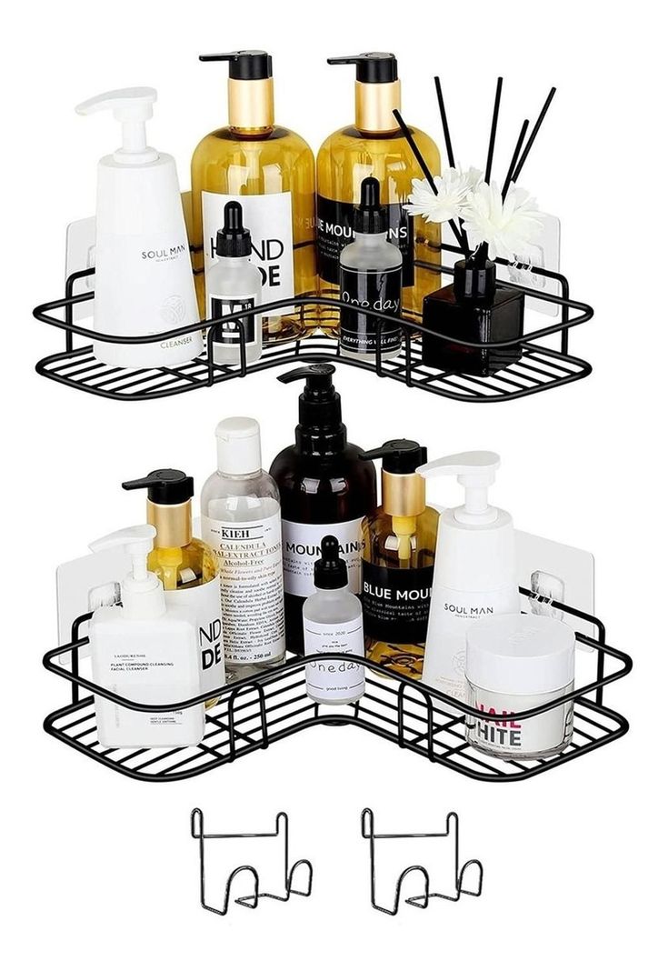 Organizador de Ducha Repisa Baño Adhesivo Set Inoxidable-0