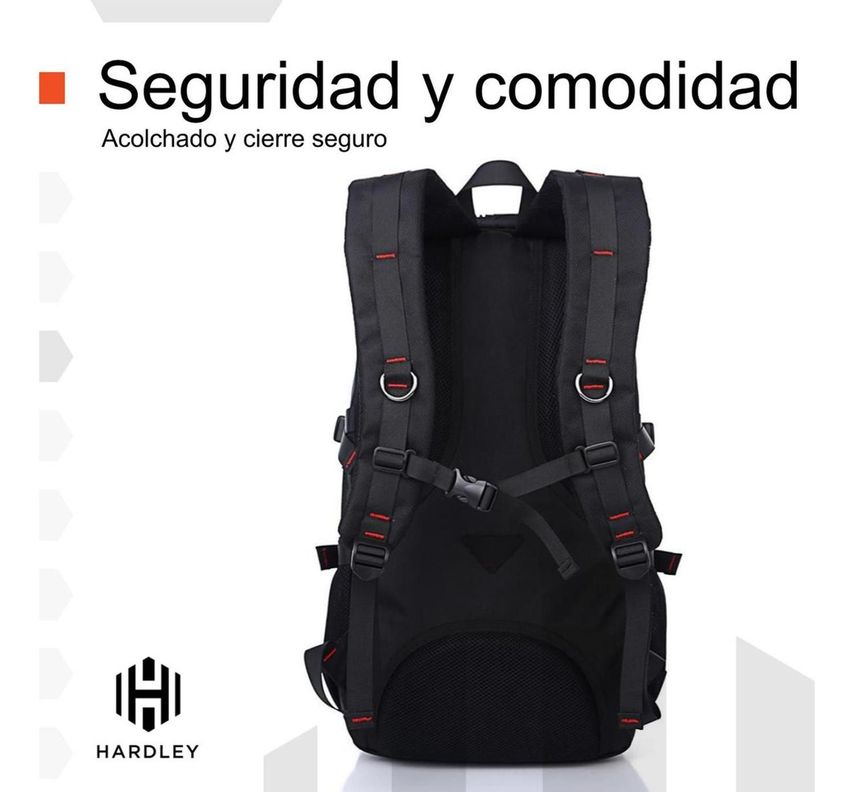 Mochila Notebook Outdoor Hardley Impermeable Nylon Balistico-2