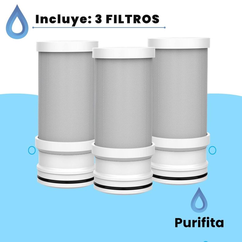 Filtros Repuesto Para Purificador de Agua Llave Purifita x3-1