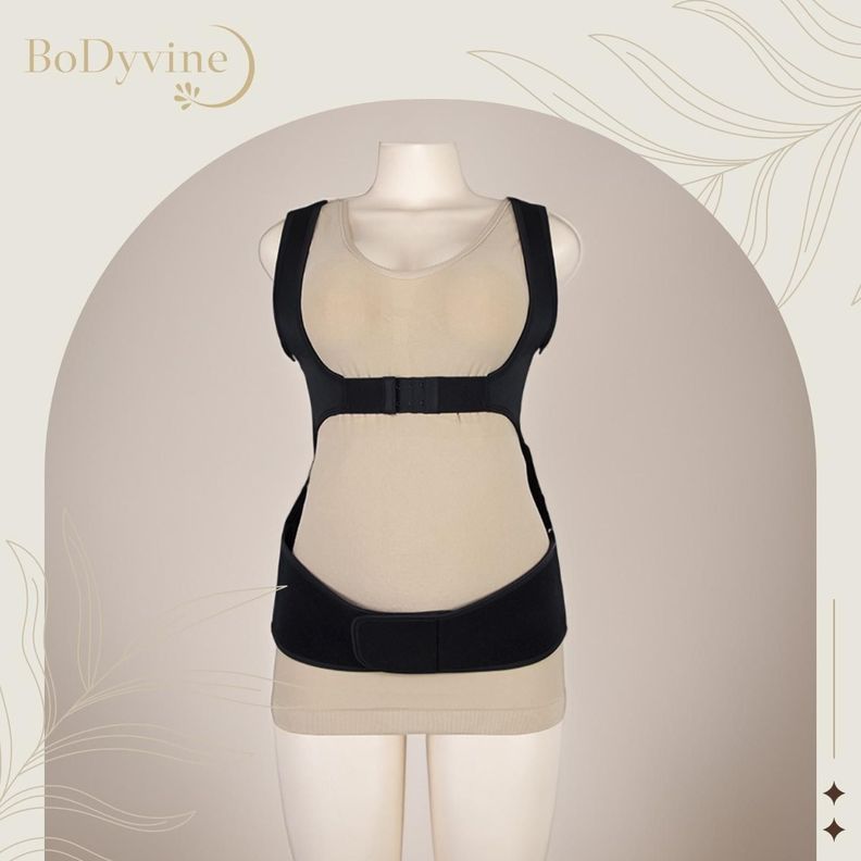 Faja Maternal Soporte Pre Natal Embarazo BoDyvine Ajustable-1