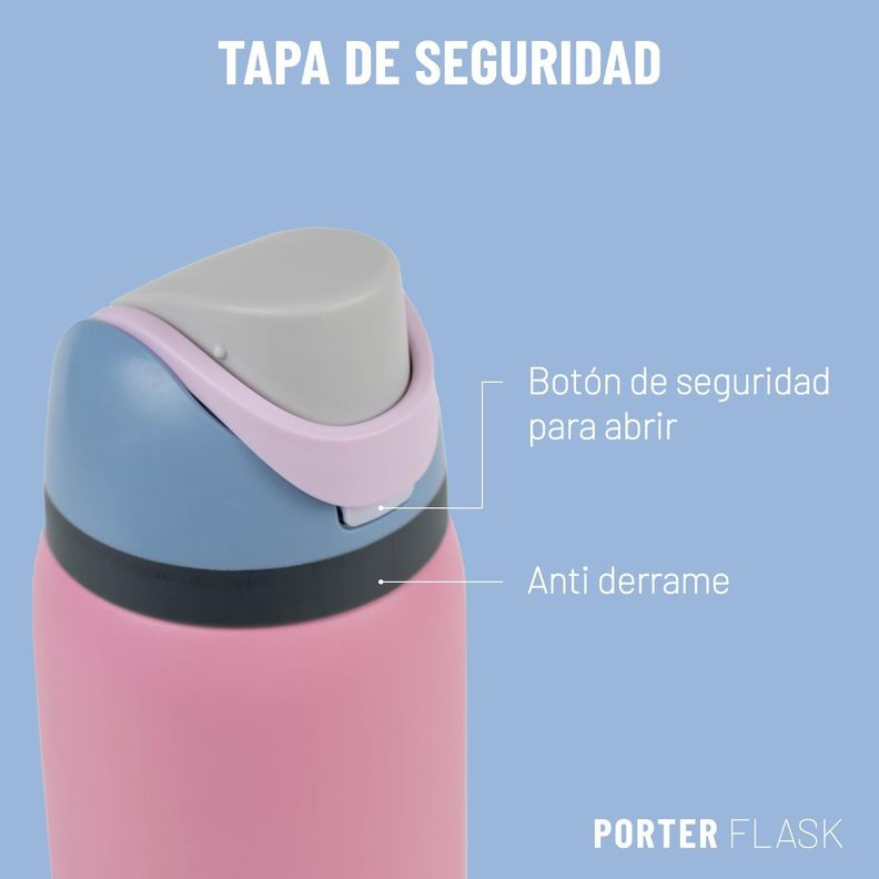 Botella Termica de Agua Porter Flask 1Lt Acero Inoxidable-4