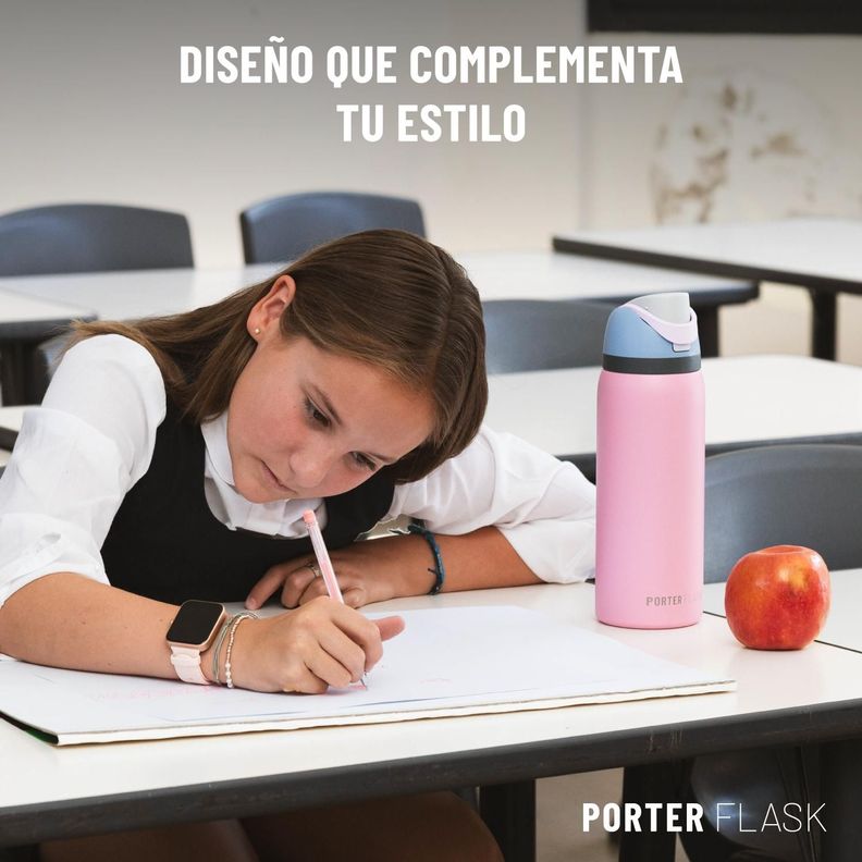 Botella Termica de Agua Porter Flask 1Lt Acero Inoxidable-5