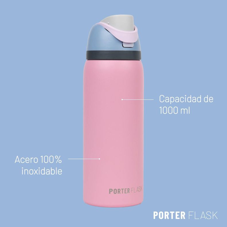 Botella Termica de Agua Porter Flask 1Lt Acero Inoxidable-6