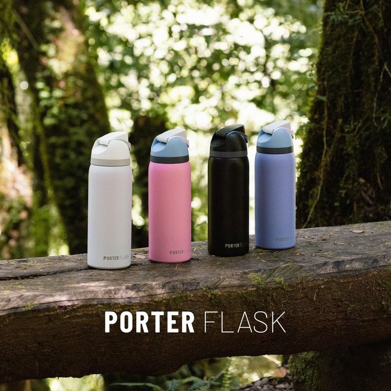 Botella Termica de Agua Porter Flask 1Lt Acero Inoxidable-8