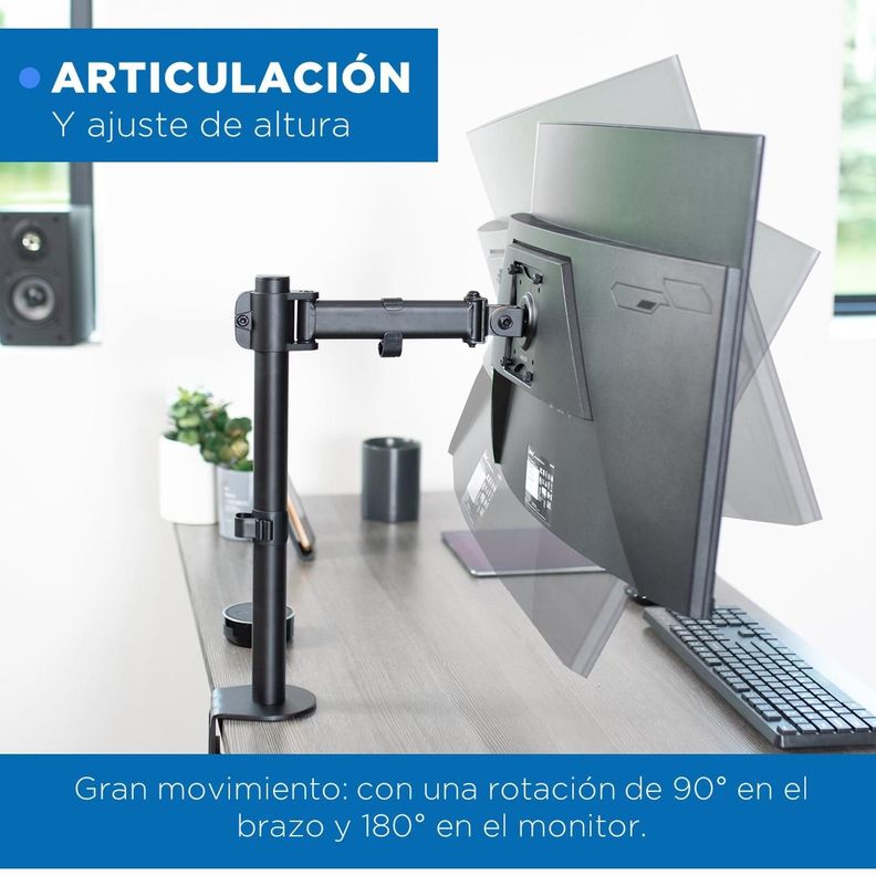 Soporte Brazo Para Monitor Vertical De Escritorio Linkon-2