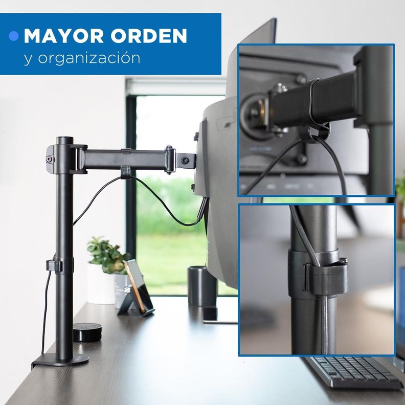 Soporte Brazo Para Monitor Vertical De Escritorio Linkon-5