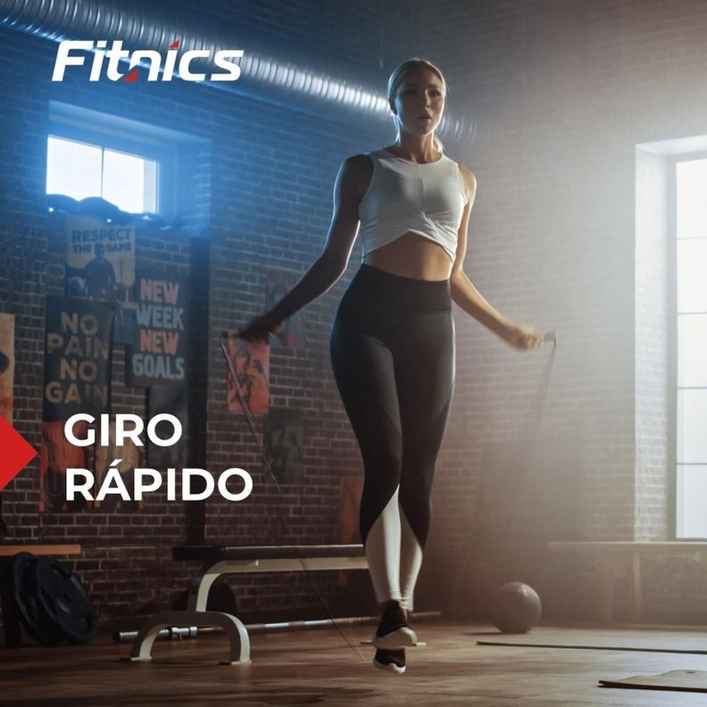 Cuerda Saltar Velocidad Fitnics Crossfit + 1 Cuerda Repuesto-5