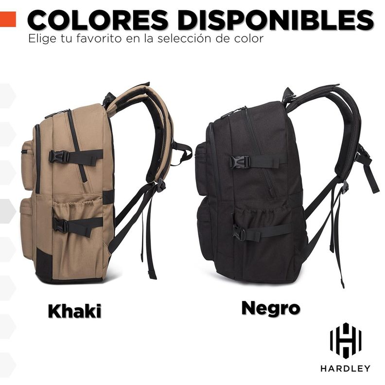 Mochila Notebook Antirrobo Impermeable Hardley Urbana-6