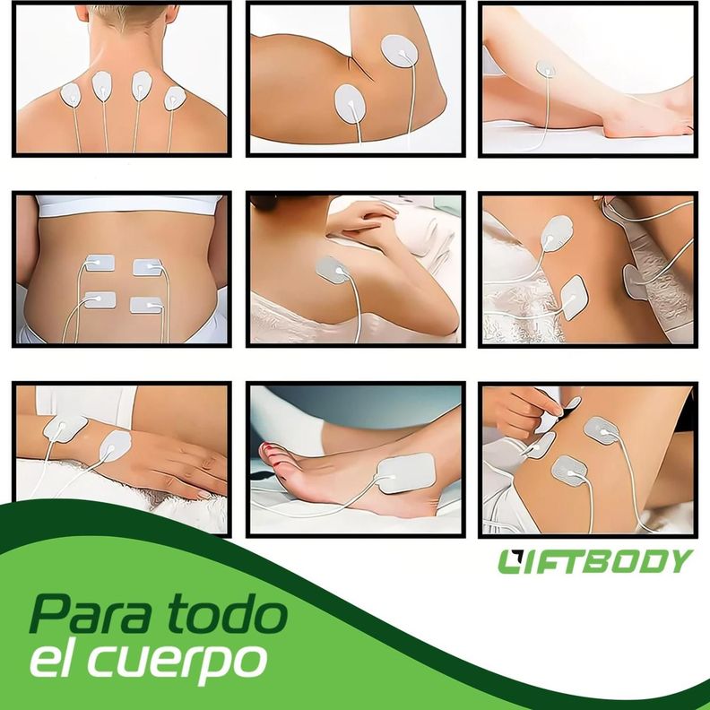 Tens + Electroestimulador Liftbody Electroterapia Muscular-4