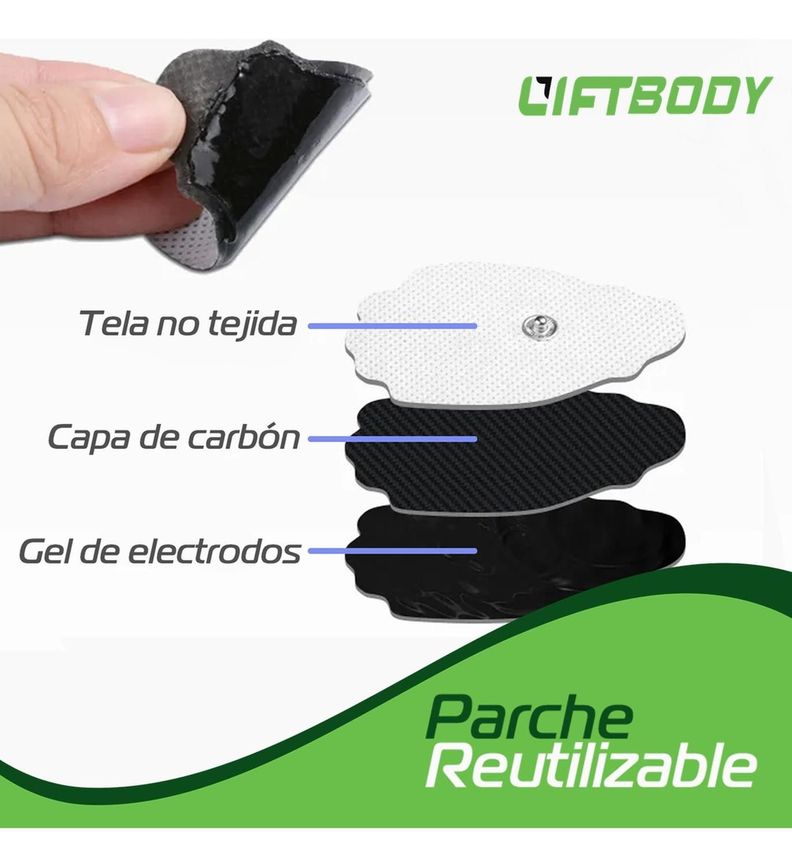 Tens + Electroestimulador Liftbody Electroterapia Muscular-8