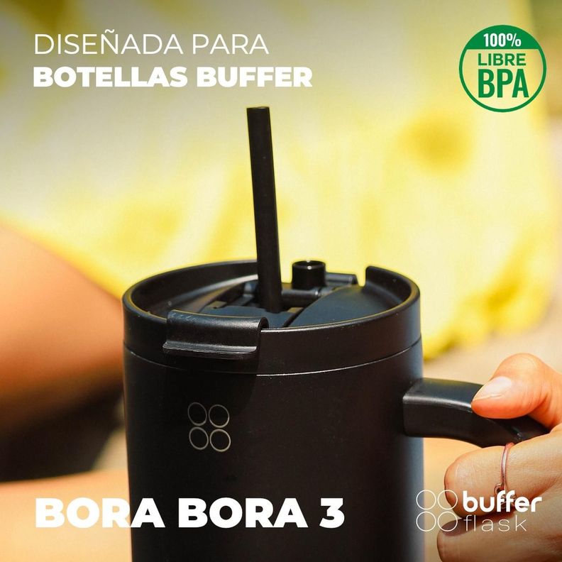 Tapa para Vaso Termico Mug Buffer 1,2 Lt Acero Inoxidable Frio Y Calor Bora Bora 3-1