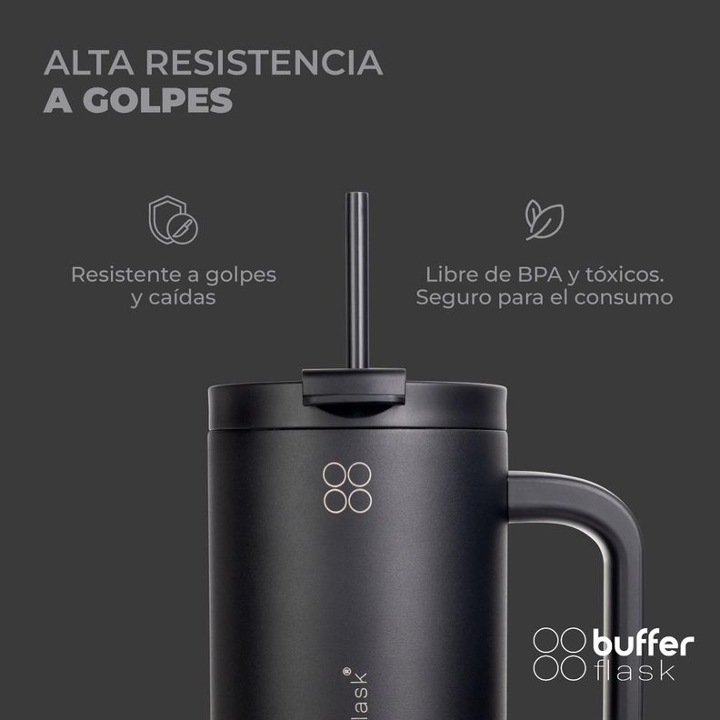 Tapa para Vaso Termico Mug Buffer 1,2 Lt Acero Inoxidable Frio Y Calor Bora Bora 3-2