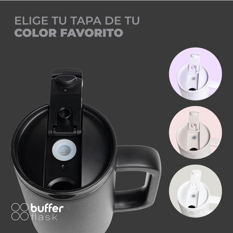 Tapa para Vaso Termico Mug Buffer 1,2 Lt Acero Inoxidable Frio Y Calor Bora Bora 3-6