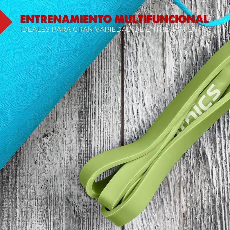 Bandas Elasticas Resistencia Fitnics Set + Toalla Microfibra-3