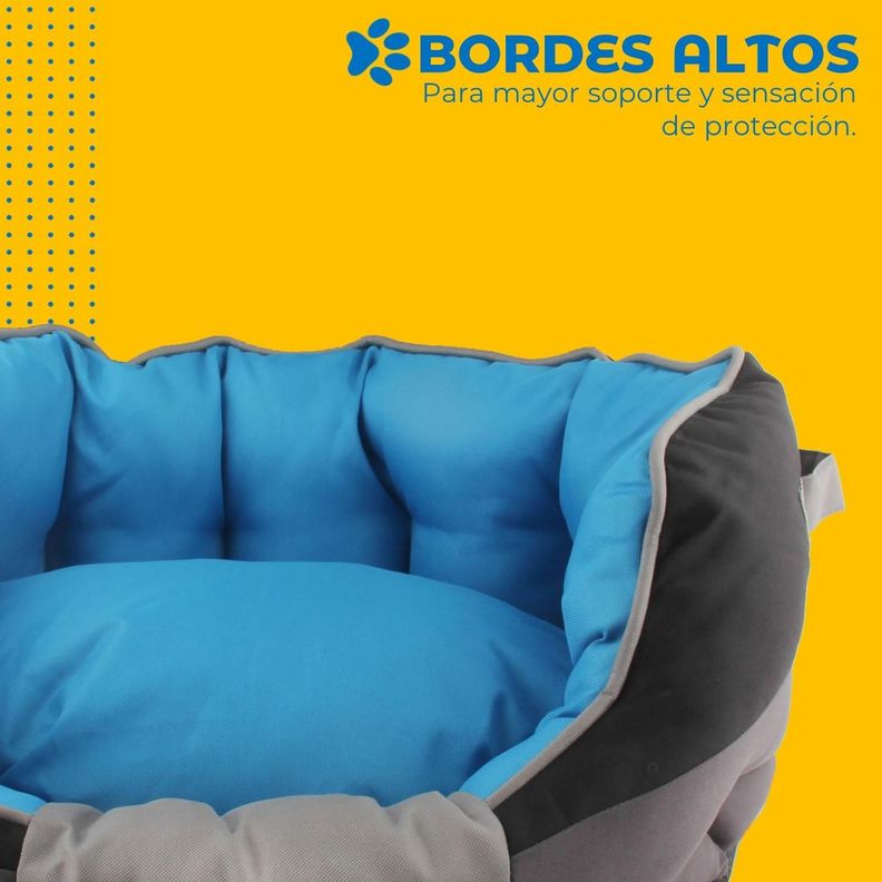 Cama para Perro Gato Grande Mediano Petpal Acolchada Lavable-2