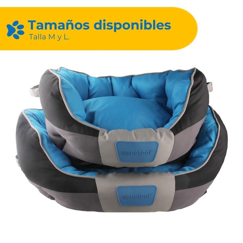 Cama para Perro Gato Grande Mediano Petpal Acolchada Lavable-6