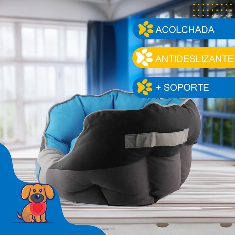 Cama para Perro Gato Grande Mediano Petpal Acolchada Lavable-1