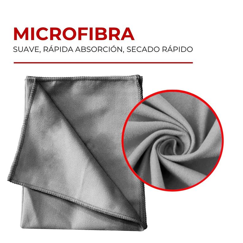 Toalla De Microfibra Set X2 Fitnics 120x60 + 80x30 + Estuche-4