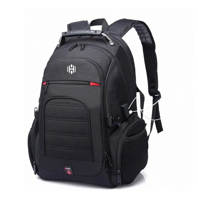 Mochila Notebook Hardley Balistica Impermeable 38L + USB-0