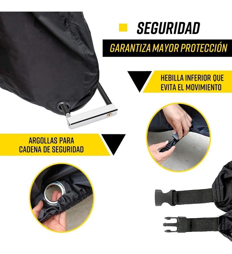 Funda Cubre Bicicleta Moto Carpa 100% Impermeable 110X200cm-4