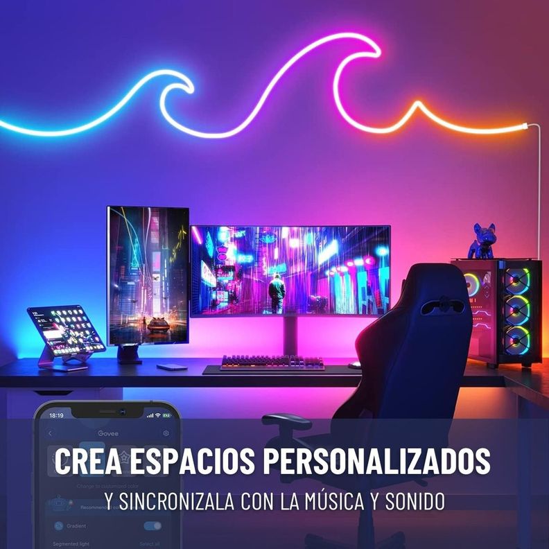 Tira Luz Led Neon 5 Mts Maxwell RGB Configurable Bluetooth-6