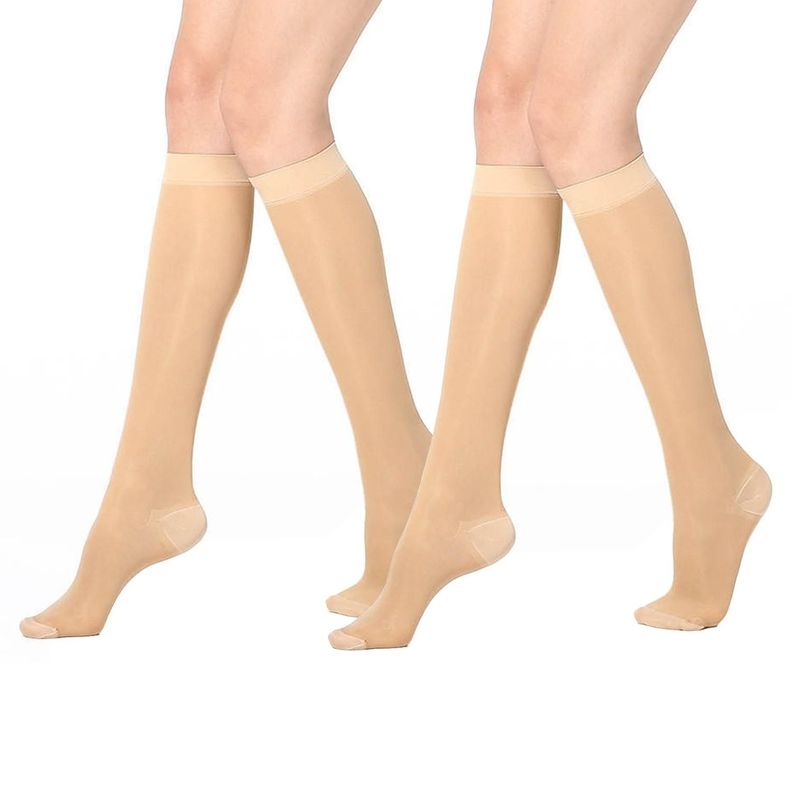 Medias Calcetines de Compresion Unisex Pack 2 Pares Vitalia-0