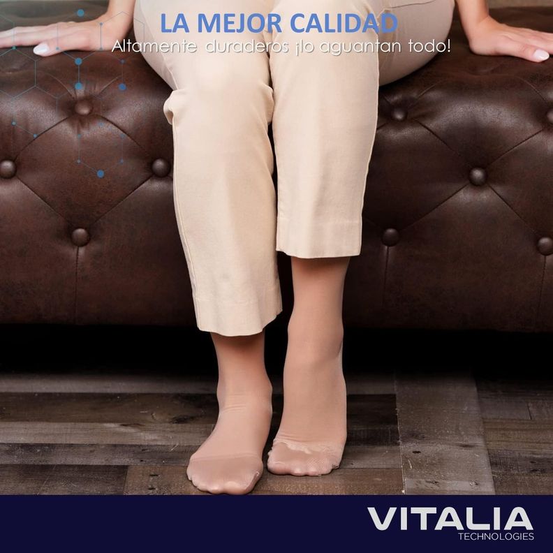 Medias Calcetines de Compresion Unisex Pack 2 Pares Vitalia-4