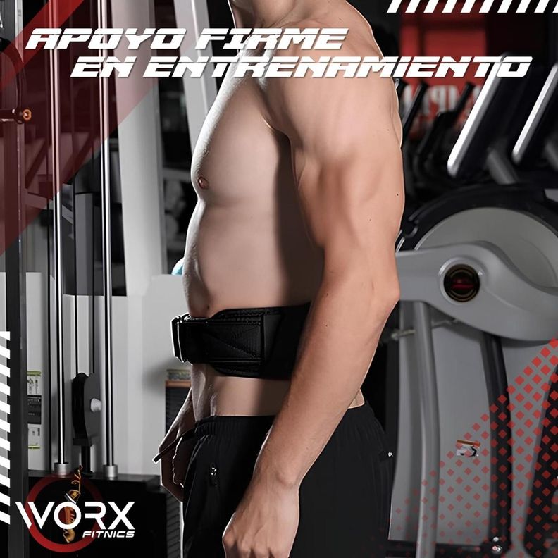 Cinturon Levantamiento Pesas Worx Gym Gimnasio Crossfit-1