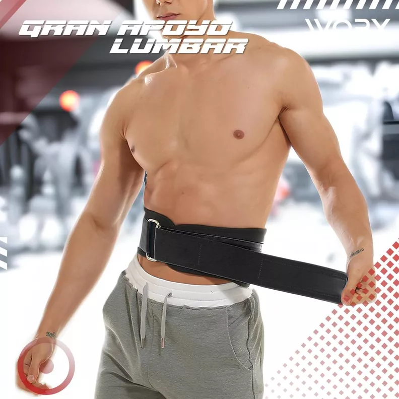 Cinturon Levantamiento Pesas Worx Gym Gimnasio Crossfit-3