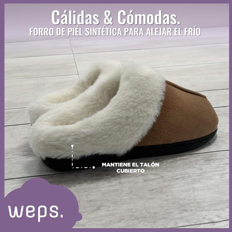 Pantuflas Mujer Weps Zapatillas Levantarse Antideslizantes-1