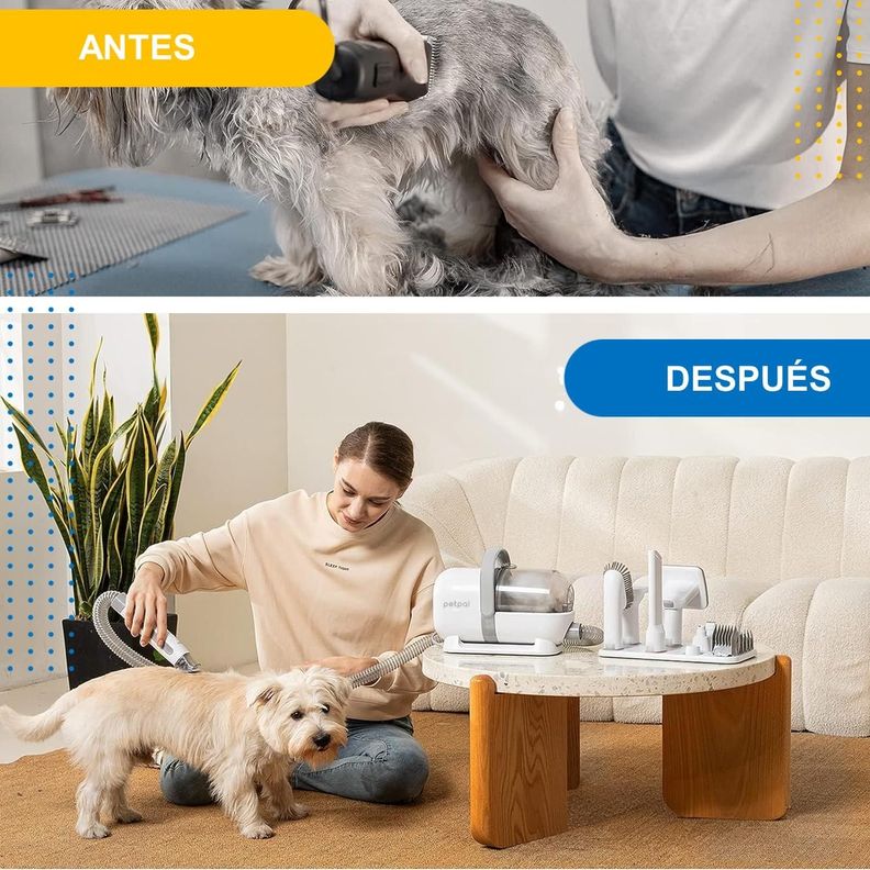 Maquina Corta Pelo y Aspiradora Profesional Perro Gato Petpal-4