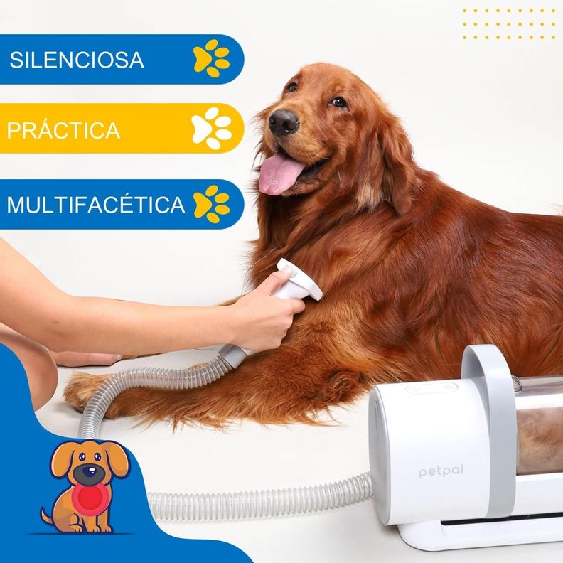 Maquina Corta Pelo y Aspiradora Profesional Perro Gato Petpal-1