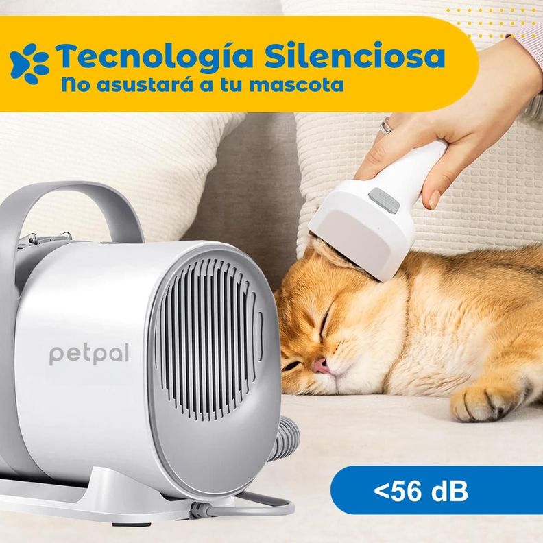 Maquina Corta Pelo y Aspiradora Profesional Perro Gato Petpal-5
