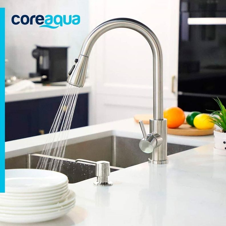 Llave Monomando Lavaplatos Extraible Griferia Cocina Coreaqu-8