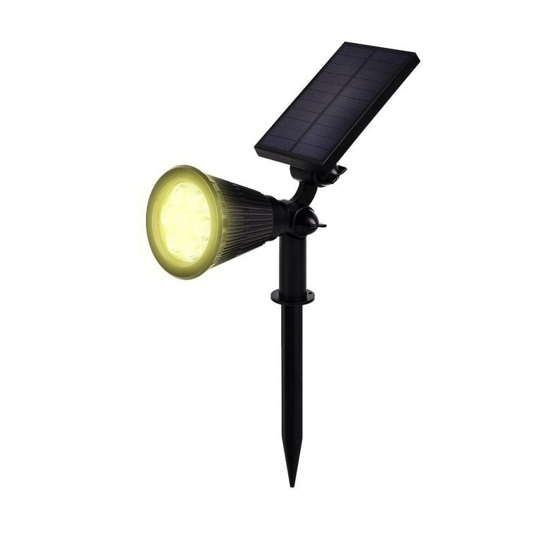 Foco Estaca Solar Jardin Led Maxwell Impermeable Luz RGB-0
