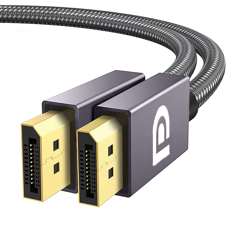 Cable Displayport 8k (8k 60hz / 4k 144hz/ 2k 165hz) V1.4 2mt-0