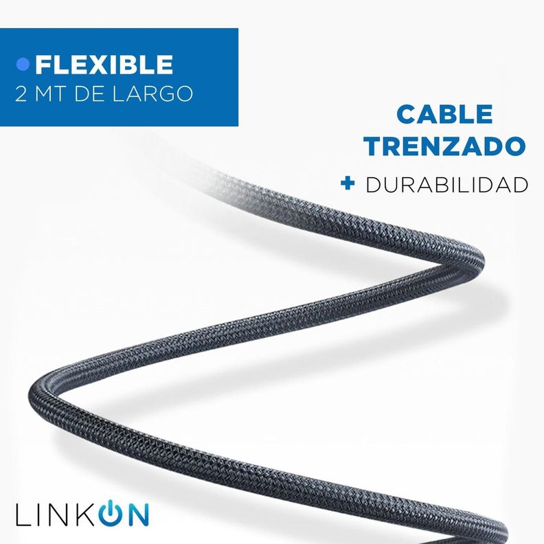 Cable Displayport 8k (8k 60hz / 4k 144hz/ 2k 165hz) V1.4 2mt-3